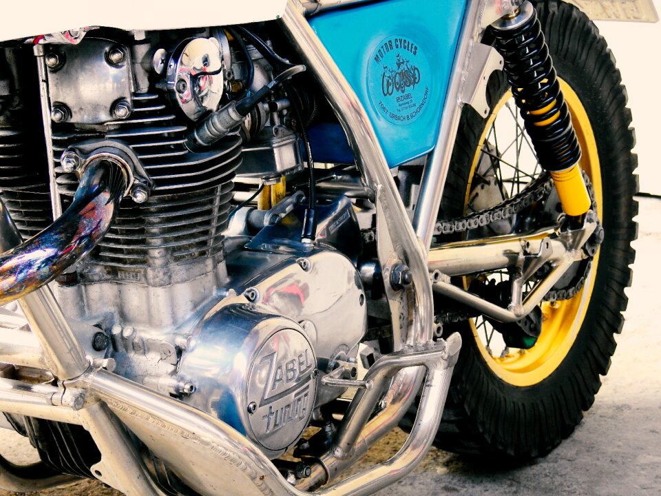 Nostalgia motorcycle two wheeled vehicle