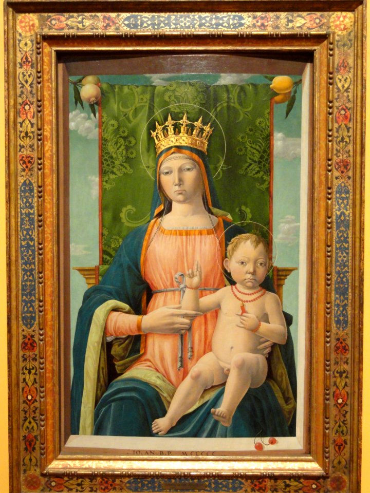 Madonna and Child, Giovanni Antonio Licinio da Pordenone, 1500 - Museum of Fine Arts, Springfield, MA - DSC04047