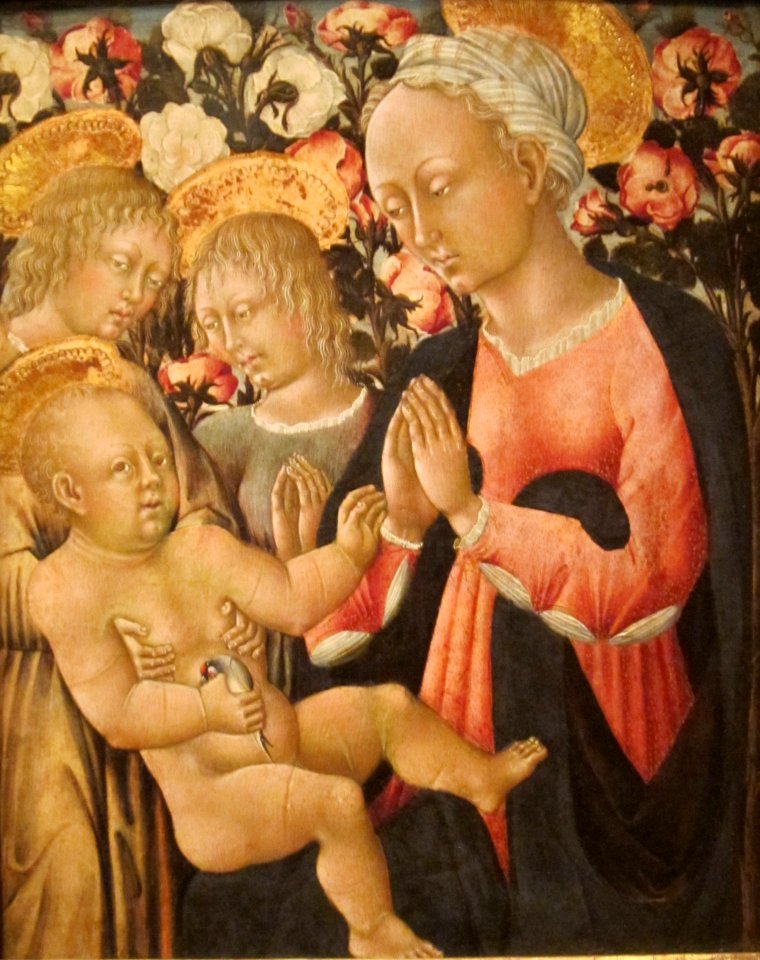 Madonna and Child with Angles by Giovanni di Paolo, San Diego Museum of Art