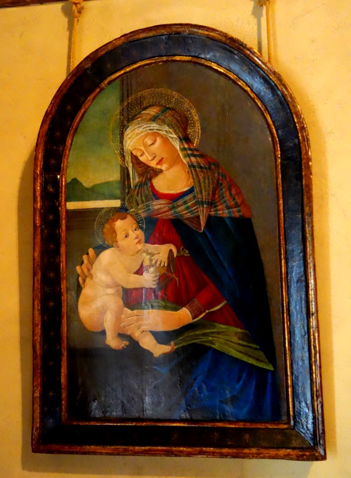 Madonna and Child with pomegranate - Hearst Castle - DSC06867