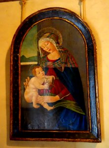Madonna and Child with pomegranate - Hearst Castle - DSC06867