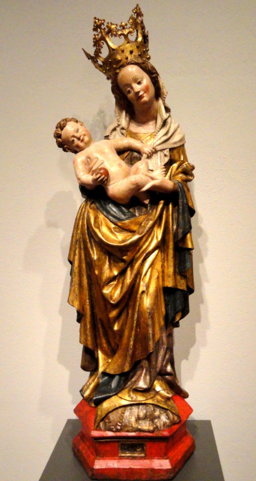 Madonna and Child, c. 1430, Tyrolean School, Germany - Busch-Reisinger Museum - DSC02368