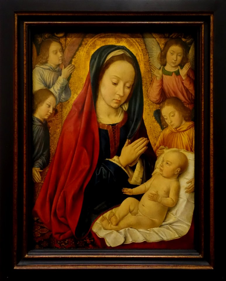 Madonna and Child by the Master of Moulins (Bruxelles)