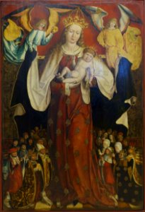 Madonna with cloak, East Bavaria, c. 1490 - Germanisches Nationalmuseum - Nuremberg, Germany - DSC02991