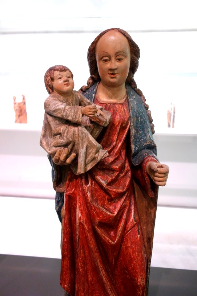 Madonna and child by the workshop of the Master of Sint-Catharina, Leuven, c. 1500-1525 - Museum M - Leuven, Belgium - DSC04923