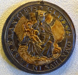 Madonnentaler, Bavaria, Herzog Maximilian I, 1627, partially gilded - Bode-Museum - DSC02673