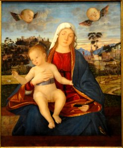 Madonna and Child, Vittore Carpaccio, c. 1505-1510, oil on panel - National Gallery of Art, Washington - DSC08842