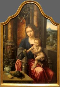 Madonna and Child by the Master of the Parrot, San Diego Museum of Art photo
