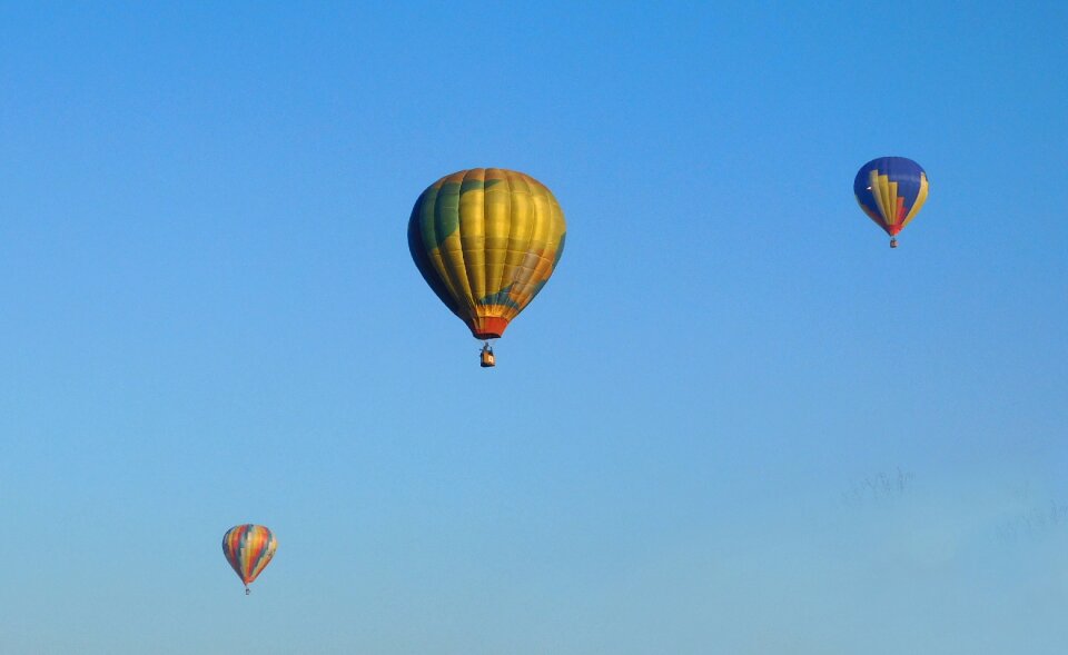 Blue sky sun flying