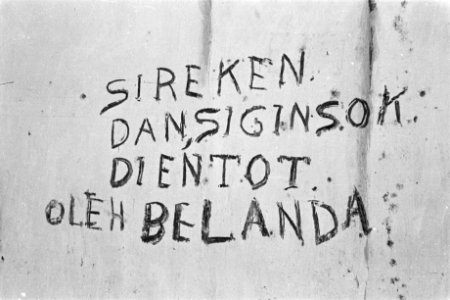 Madjalengka Het opschrift luidt Reken en Ginsok (meisjesnamen) werden door Ne, Bestanddeelnr 332-4-2