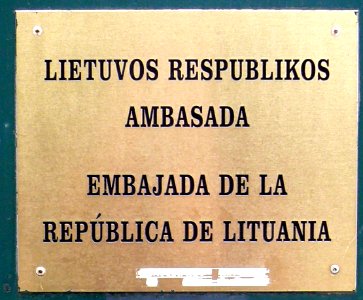 Madrid - Embajada de Lituania 2