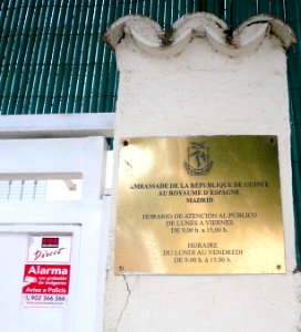 Madrid - Embajada de Guinea 1