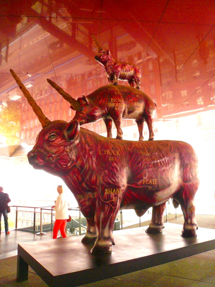 Madrid - Escultura 'Wheat & Steak' (MNCARS) 1