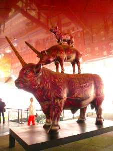 Madrid - Escultura 'Wheat & Steak' (MNCARS) 1