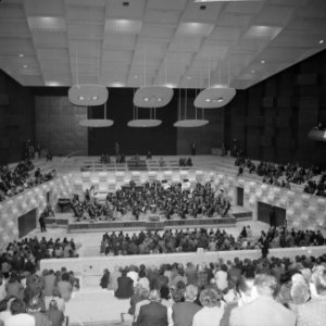 Magalm proeven in Rotterdams Concertgebouw van Philharmonisch orkest, Bestanddeelnr 918-2043