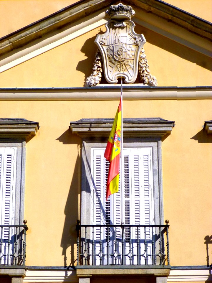 Madrid - El Pardo, Palacio Real, fachada principal 05