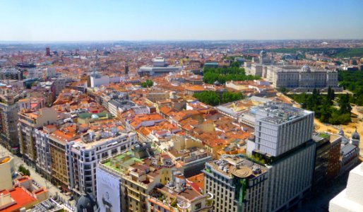 Madrid - Sky Bar 360º (Hotel Riu Plaza España), vistas 21