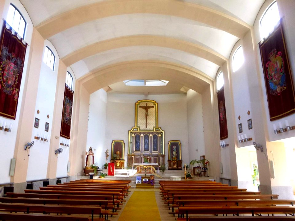 Madrid - El Pardo, Iglesia del Carmen (Parroquia de la Inmaculada Concepción), interior 01