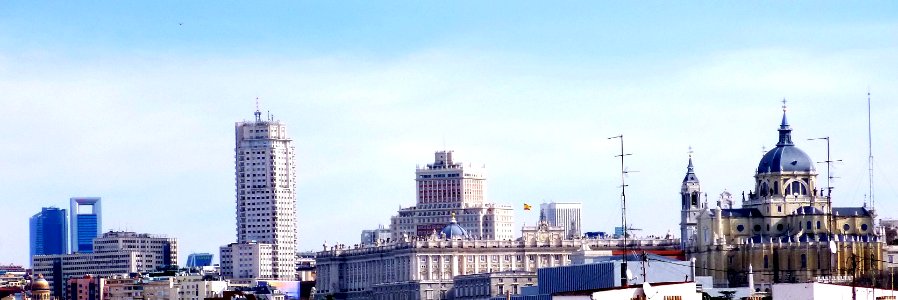 Madrid - Skyline de Madrid desde el Cerro de San Isidro 1