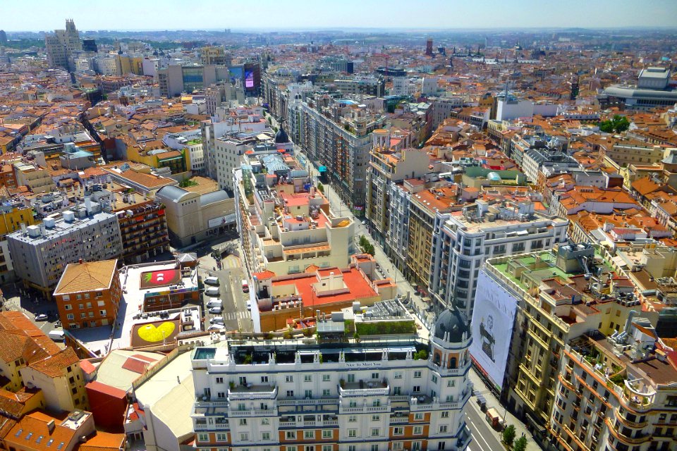 Madrid - Sky Bar 360º (Hotel Riu Plaza España), vistas 23