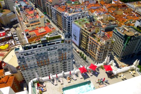Madrid - Sky Bar 360º (Hotel Riu Plaza España), vistas 22
