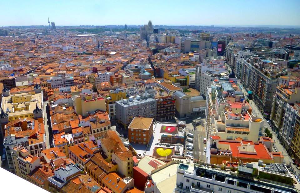 Madrid - Sky Bar 360º (Hotel Riu Plaza España), vistas 24