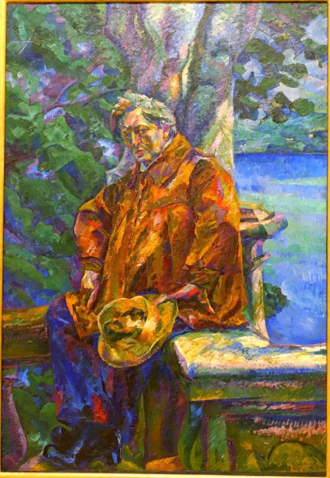 Maestro Busoni by Umberto Boccioni, 1916 - Galleria nazionale d'arte moderna - Rome, Italy - DSC05451