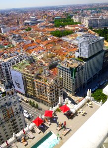 Madrid - Sky Bar 360º (Hotel Riu Plaza España), vistas 25