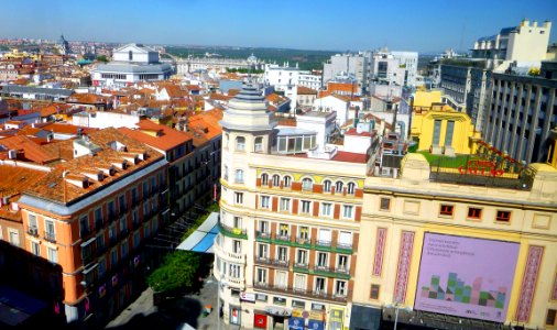 Madrid - Sky Bar 360º (Hotel Riu Plaza España), vistas 02