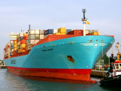Maersk Kokura - IMO 9085560, Berendrechtsluis pic2