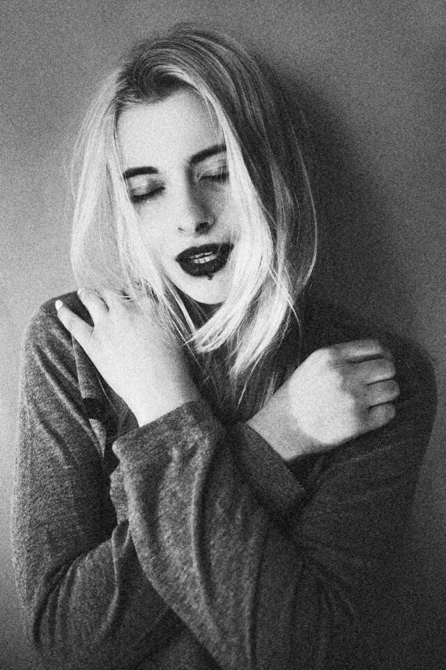 Girl portrait posture