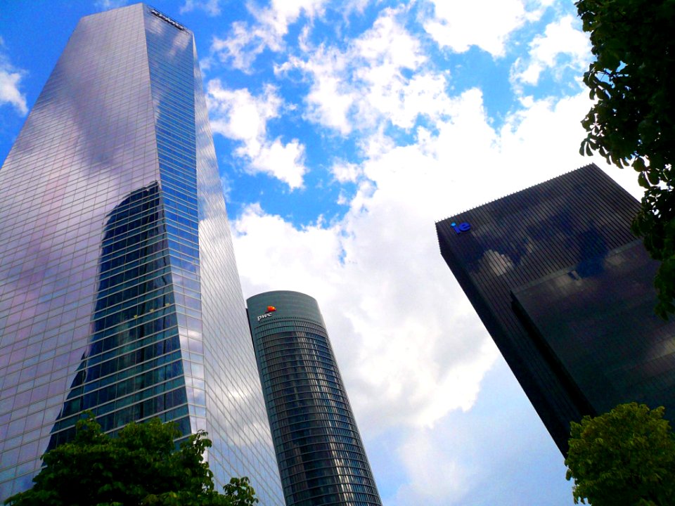 Madrid - CTBA, Torre de Cristal, Torre PwC y Torre Caleido