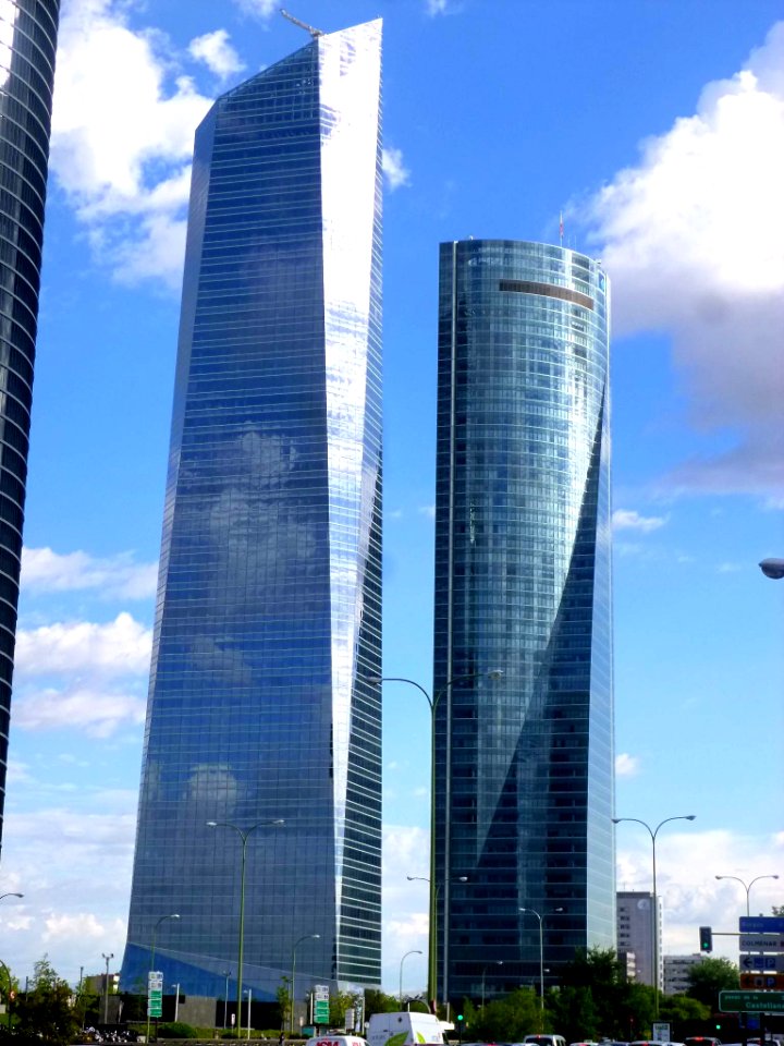 Madrid - CTBA, Torre de Cristal y Torre Espacio 14