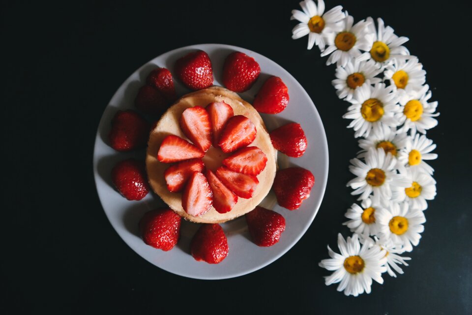 Flowers food pancake