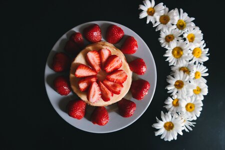 Flowers food pancake