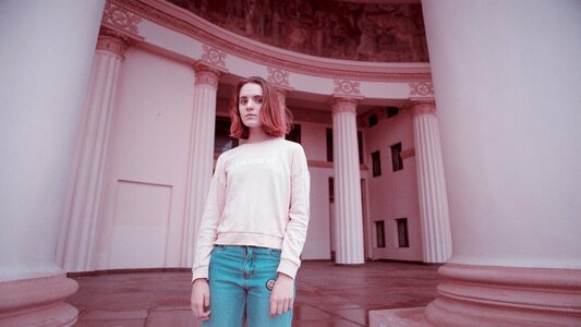 Moscow park portrait