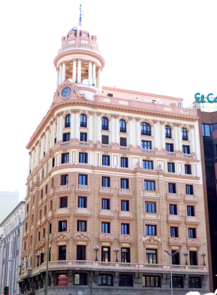 Madrid - Gran Vía - Edificio Allianz (Edificio La Adriática)