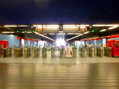 Madrid - Estación de Metro Ligero (ML-2 y ML-3) de Colonia Jardín