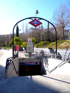 Madrid - Estación de Valdezarza (L-7 de Metro de Madrid) 4