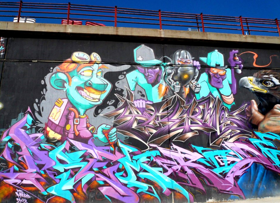 Madrid - Graffitis en Chamartín 06