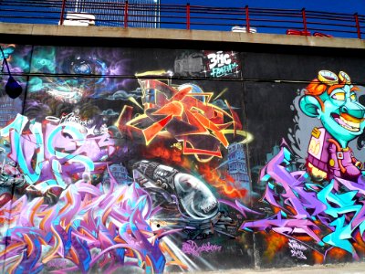 Madrid - Graffitis en Chamartín 05
