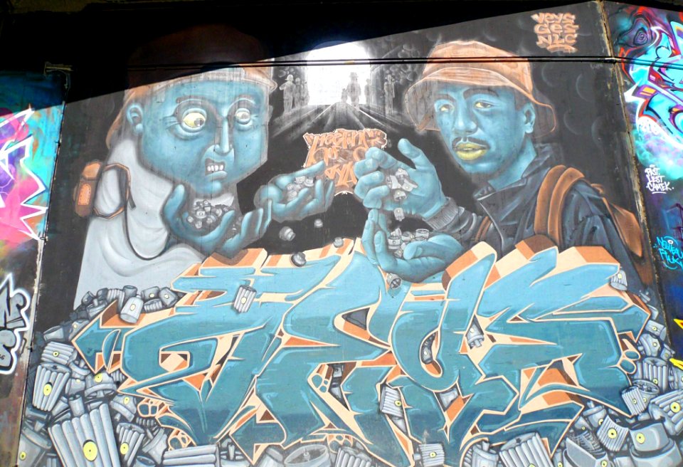 Madrid - Graffitis en Chamartín 03