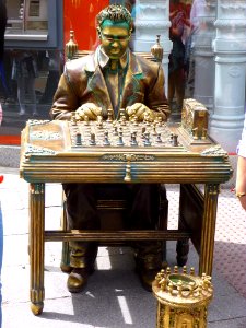 Madrid - figurante callejero