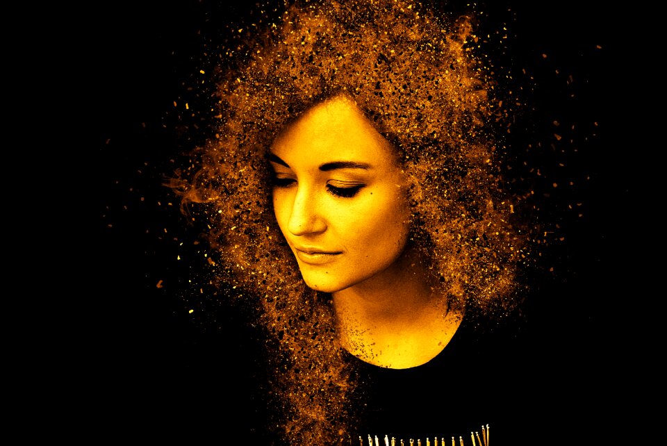 Human young woman female