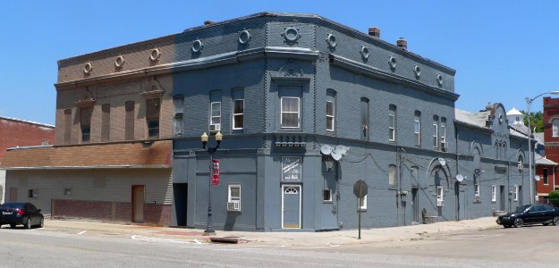 Madison, Nebraska Heins Opera House from SW 1