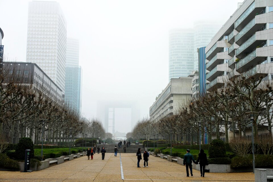 Architecture la defense fog