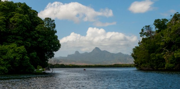 Macanao hill from La Restinga Lagoon