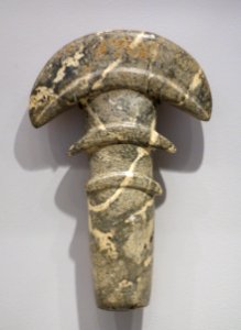 Mace Head (probably), China, Neolithic period, c. 7000 BC, serpentine - Arthur M. Sackler Museum, Harvard University - DSC00812