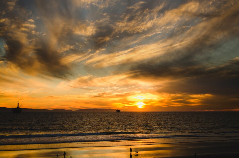 Clouds water sea