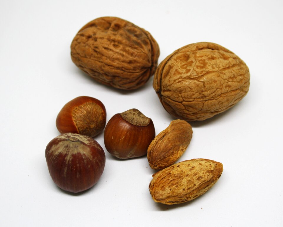 Almonds fruit shell